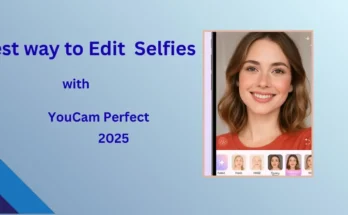 Woman-editing-selfies-with-YouCam-Perfect-app-in-2025-using-photo-filters
