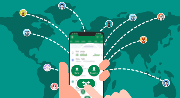 Files Transfer From One Phone To Another