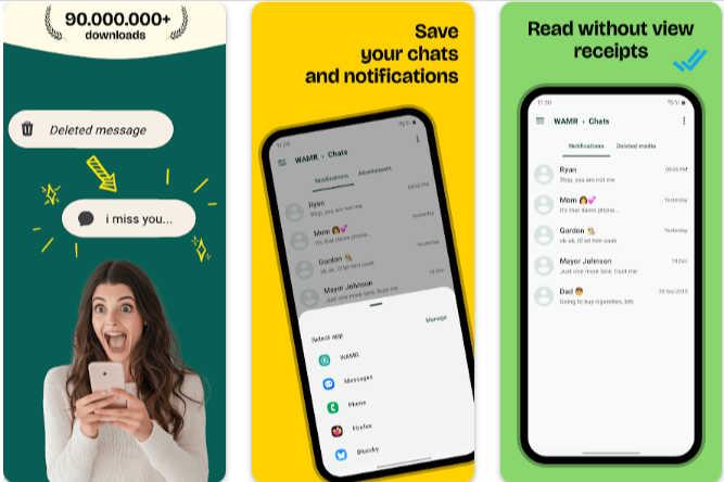 WAMR App – Recover Deleted Messages